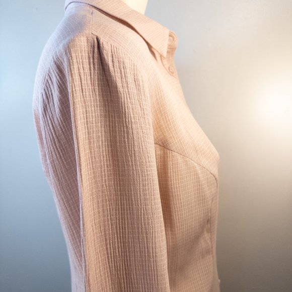 New Frontier Womens Size Small Pink Shirt Button Up Western Collared Brand New - Picture 8 of 12